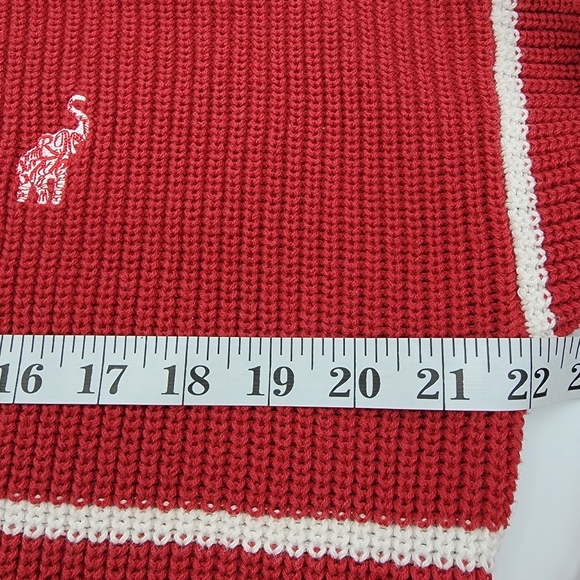 Emerson Street Clothing Co Sz Medium Alabama Crimson Tide Red and White Sweater - Picture 8 of 9